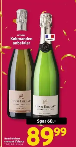 Løvbjerg Henri ehrhart cremant d'alsace tilbud