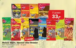 Poetzsch Padborg Malaco Snøre, Stjerner eller Strimler (5 poser) tilbud