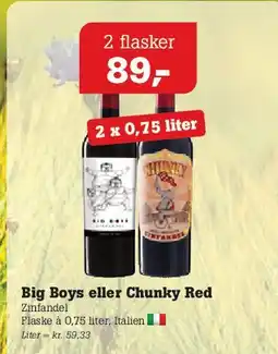 Poetzsch Padborg Big Boys eller Chunky Red (2 flasker) tilbud