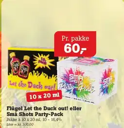 Poetzsch Padborg Flügel / Små Shots Party-Pack tilbud