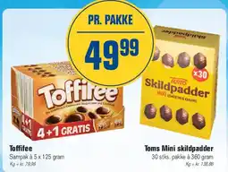Otto Duborg Toffifee / Toms Mini Skildpadder tilbud