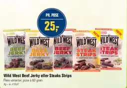 Otto Duborg Wild West Beef Jerky / Steak Strips tilbud