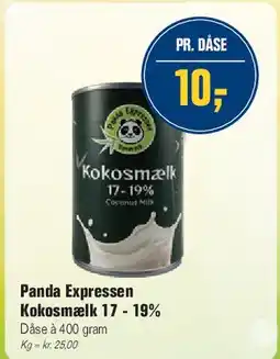 Otto Duborg Panda Expressen Kokosmælk tilbud