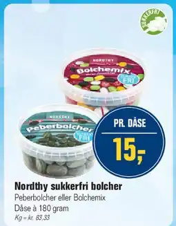 Otto Duborg Sukkerfri bolcher / bolsje-dåse tilbud