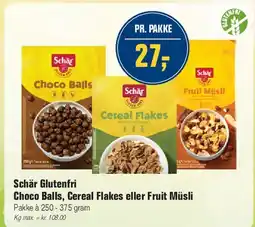 Otto Duborg Choco Balls, Cereal Flakes, Fruit Müsli tilbud