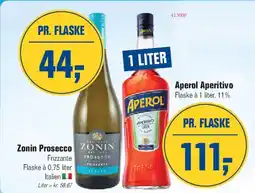 Otto Duborg Zonin Prosecco eller Aperol Aperitivo tilbud