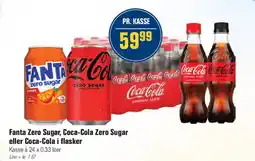 Otto Duborg Fanta Zero Sugar, Coca‑Cola Zero Sugar eller Coca‑Cola tilbud