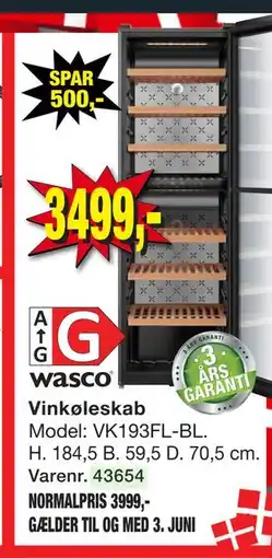 Harald Nyborg Vinkøleskab tilbud