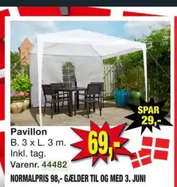 Harald Nyborg Pavillon tilbud
