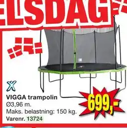 Harald Nyborg VIGGA trampolin tilbud