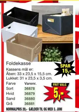 Harald Nyborg Foldekasse tilbud
