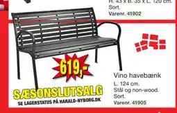 Harald Nyborg Vino havebænk tilbud