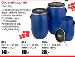 Harald Nyborg Opbevaringstønde med låg tilbud