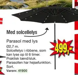 Harald Nyborg Parasol med lys tilbud