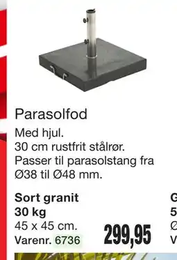 Harald Nyborg Parasolfod tilbud