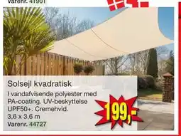 Harald Nyborg Solsejl kvadratisk tilbud