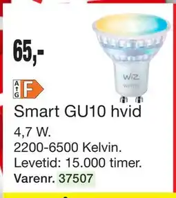 Harald Nyborg Smart GU10 hvid tilbud