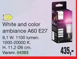 Harald Nyborg White and color ambiance A60 E27 tilbud
