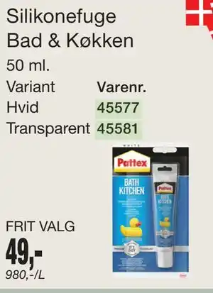 Harald Nyborg Silikonefuge Bad & Køkken tilbud