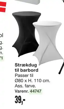 Harald Nyborg Strækdug til barbord tilbud