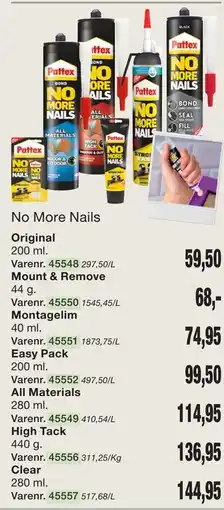 Harald Nyborg No More Nails tilbud