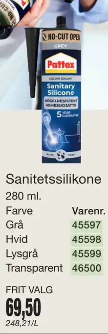 Harald Nyborg Sanitetssilikone tilbud