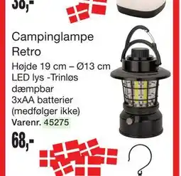 Harald Nyborg Campinglampe Retro tilbud