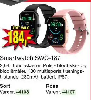 Harald Nyborg Smartwatch SWC-187 tilbud