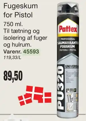 Harald Nyborg Fugeskum for Pistol tilbud