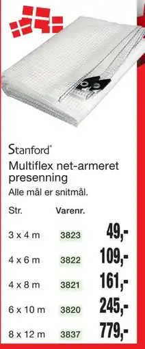 Harald Nyborg Multiflex net-armeret presenning tilbud
