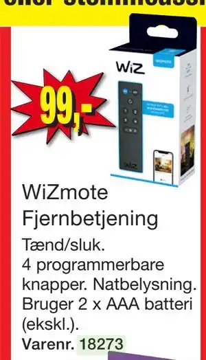 Harald Nyborg WiZmote Fjernbetjening tilbud
