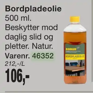 Harald Nyborg Bordpladeolie tilbud