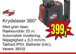 Harald Nyborg Krydslaser 360° tilbud