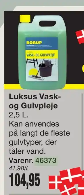 Harald Nyborg Luksus Vask- og Gulvpleje tilbud
