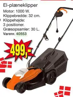 Harald Nyborg El-plæneklipper tilbud