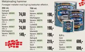 Metalmaling hammer