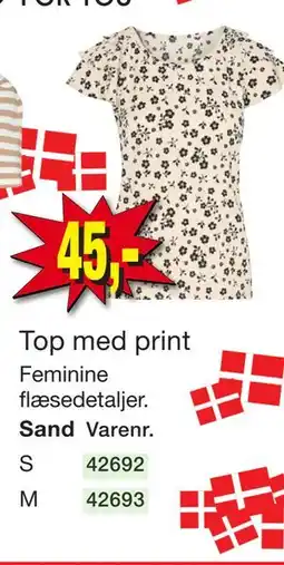 Harald Nyborg Top med print tilbud