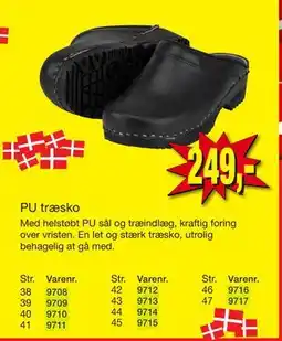 Harald Nyborg PU træsko tilbud