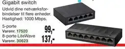Harald Nyborg Gigabit switch tilbud