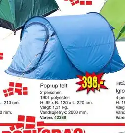 Harald Nyborg Pop-up telt tilbud