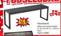 Harald Nyborg Havebænk tilbud