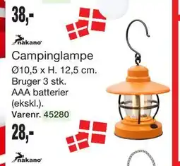 Harald Nyborg Campinglampe tilbud