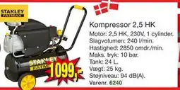 Harald Nyborg Kompressor 2,5 HK tilbud