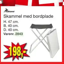 Harald Nyborg Skammel med bordplade tilbud