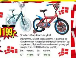 Harald Nyborg Spider-Man børnecykel tilbud