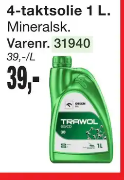 Harald Nyborg 4-taktsolie 1 L tilbud