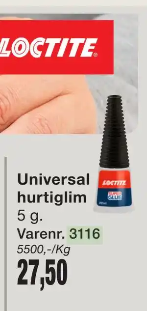 Harald Nyborg Universal hurtiglim tilbud