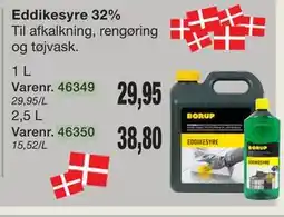 Harald Nyborg Eddikesyre 32% tilbud