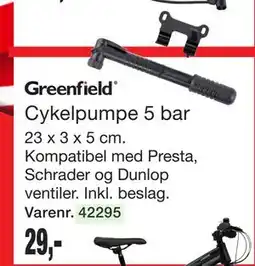 Harald Nyborg Cykelpumpe 5 bar tilbud