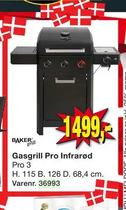 Harald Nyborg Gasgrill Pro Infrarød Pro 3 tilbud